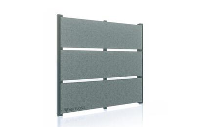 Modern fiber cement fence - 2440x600x8mm.