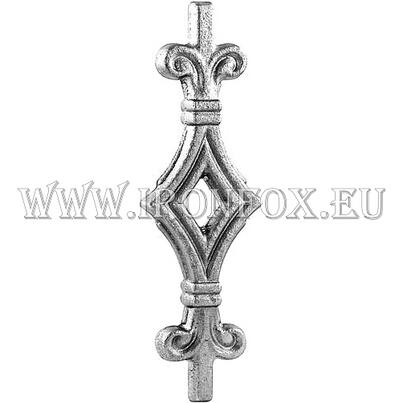 Елемент за вграждане 55x200/12x12мм