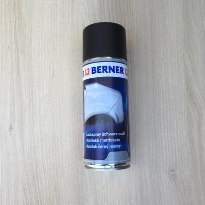 BERNER -  черен матов спрей 400 мл