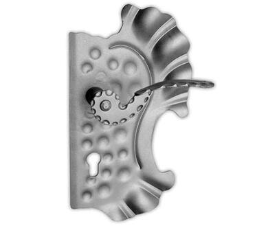 Door Handle on Lock Plate 160x290mm.