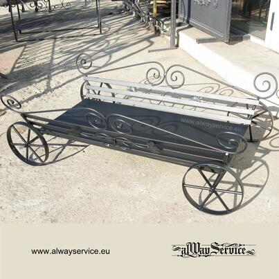Carrello in ferro battuto