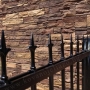 Wrought iron fence