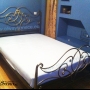 Wrought iron bed