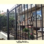 Wrought iron fence and gates