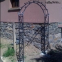 Wrought iron arch