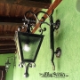 Wrought iron lantern