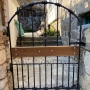 Wrought iron gate