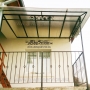 Wrought iron canopy