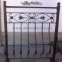 Wrought iron railing panel