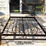 Wrought iron bed