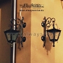 Wrought iron lantern