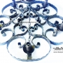Wrought iron chandelier