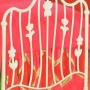 Wrought iron single bed