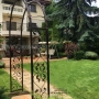 Pergolato in metallo per piante rampicanti e viti