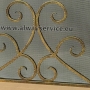 Wrought iron Fireplace Screen