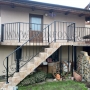 Smooth iron railing