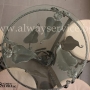 Wrought iron coffee table