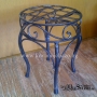 Wrought iron stool