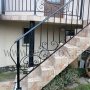 Smooth iron railing