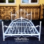 Wrought iron bed