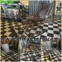 Wrought iron rocking chair