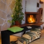 Iron Stand for Wood 44x40x99sm