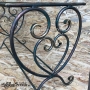 Wrought iron stool