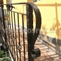 Ringhiera in ferro battuto