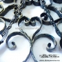 Wrought iron chandelier