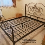Wrought iron bed
