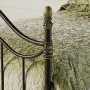 Wrought iron bed