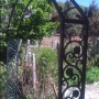 Wrought iron arch