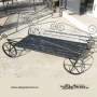 Carrello in ferro battuto
