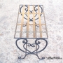 Wrought iron stool