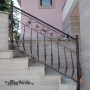 Wrought iron railing panel