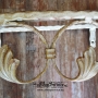 Specchio decorato in ferro battuto