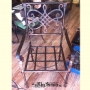 Wrought iron chair
