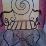 Wrought iron chair